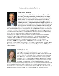 Instrumentation Initiative Task Force