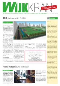 AFC, Een Oase in Zuidas COLUMN