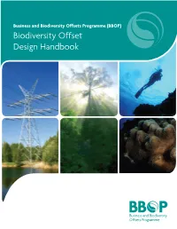 BBOP – Biodiversity Offset Design Handbook About This Document 2