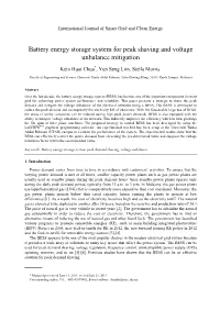 Battery Energy Storage System for Peak Shaving and Voltage Unbalance Mitigation