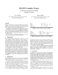 EDAN70 Compiler Project CUP Parser Generator for Jastadd January 20, 2016