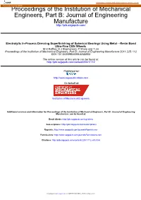 Manufacture Engineers, Part B