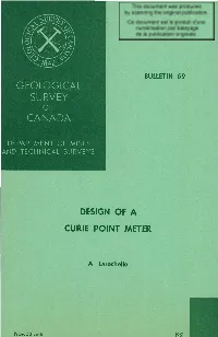 Design of a Curie Point Meter