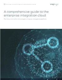A Comprehensive Guide to the Enterprise Integration Cloud