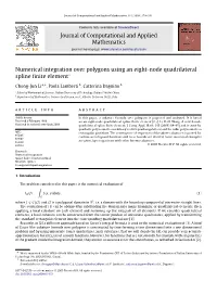 Journal of Computational and Applied Mathematics Numerical Integration