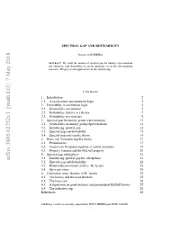 Spectral Gap and Definability