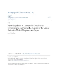 Super Regulators?