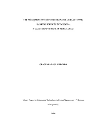 The Assessment of Customer Response on Electronic