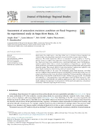 Assessment of Antecedent Moisture Condition on Flood Frequency An