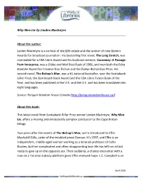 Why Men Lie by Linden Macintyre ______