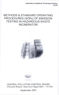 METHODS & STANDARD OPERATING PROCEDURES (Sops)