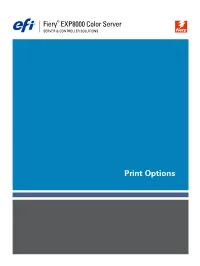 Print Options