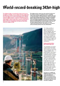 World-Record-Breaking 343M-High