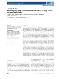 The Biogeography and Community Structure of Kelp Forest Macroinvertebrates Laurel A