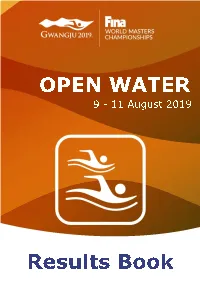 Full Set of Results (Open Water Swimming)