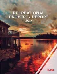 Recreational Property Report 2017 National Summary