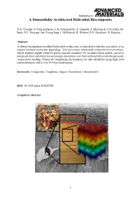 A Sinusoidally-Architected Helicoidal Biocomposite