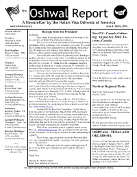 Oshwal Report