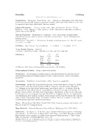 Powellite Camoo4 C 2001-2005 Mineral Data Publishing, Version 1