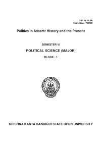 Revolt of 1857 and Assam 27-36 the Revolt of 1857 in Assam, Role of Maniram Dewan