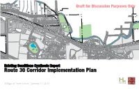Route 30 Corridor Implementation Plan