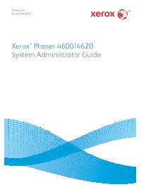Xerox® Phaser 4600/4620 System Administrator Guide ©2010 Xerox Corporation