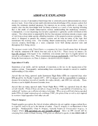 Airspace Explained
