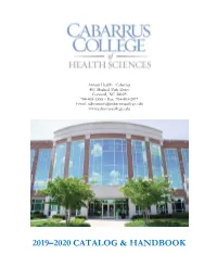 2019–2020 Catalog & Handbook