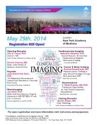 May 29Th, 2014 New York Academy Registration Still Open! of Medicine