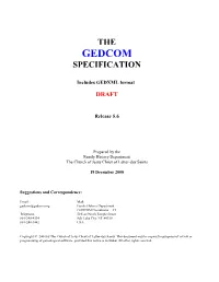 GEDCOM 5.5.2 With