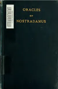 Oracles of Nostradamus.Pdf