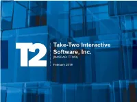 Take-Two Interactive Software, Inc. (NASDAQ: TTWO)
