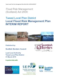 Tweed Local Plan District Local Flood Risk Management Plan INTERIM REPORT
