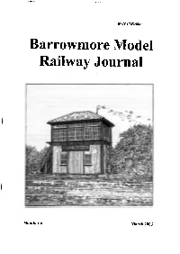 Barrowmore Model Railway Journal