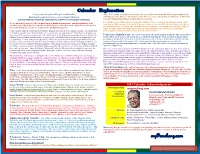 Calendar Explanation