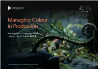 Managing Colour in Production