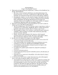 Chapter 8 Reading Quiz Answers 1