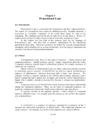 Propositional Logic