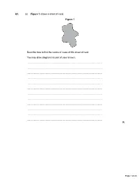 Q1. (A) Figure 1 Shows a Sheet of Card. Figure 1 Describe How to Find the Centre of Mass of This Sheet of Card. You May Draw