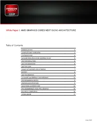 AMD Graphics Core Next (GCN) Architecture