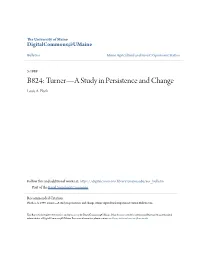 B824: Turner—A Study in Persistence and Change Louis A
