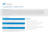 Capability Statement