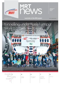 10 Tunnel Boring Machines for Mrt Project