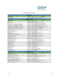 Providers' Network - General