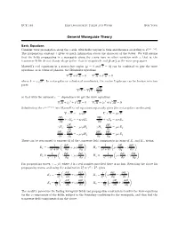 Wave Guides Summary and Problems