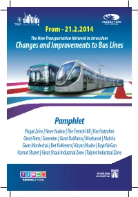 Changes and Improvements to Bus Lines