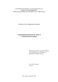 Computational Models for the Study of Sexual Selection Dynamics