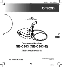 NE-C803 (NE-C803-E) Instruction Manual