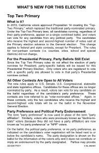 Sample Ballot Continued…