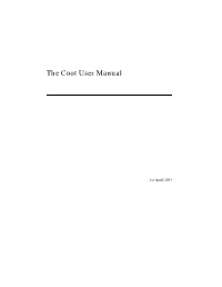 The Coot User Manual